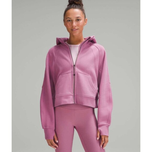 Lululemon Tops - Lululemon Scuba Oversized Full-Zip Hoodie Velvet Dust Size XL/XXL